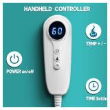 IZZUBIZ Neck Shoulder Heating Pad Gift for Back Pain Relief, Electric Weighted Heat Pads for Cramps, Leg and Foot, Gifts for Christmas, Mothers Day, Fathers Day, Birthday, Women, Men, Mom, Dad