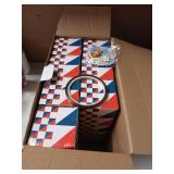 8 Pack 20 oz Sublimation Tumblers Dual Opening Blank Bottles Triple-Insulated Stainless Steel Water Bottle with Straw Lid Blank Tumbler Bulk with Shrink Wrap, Rubber Base, Heat Tape for Heat Transfer