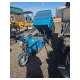 Electric Utility Cargo Trike with Dump Bed