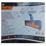 84-inch Snow Blower Attachment for Skid Steer