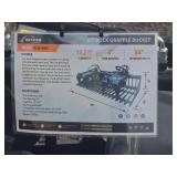 Arteer 84-inch Rock Grapple Bucket RGB-84W