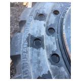 Industrial Solid Tellahandler tires and wheels