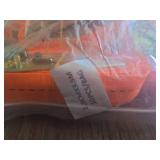 Orange Cargo Straps with Metal Buckle - Bulk Pack of 10