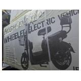 Electric Scooter with Storage Basket ( Not assembled) Color Black