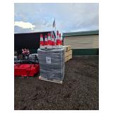 Lot of (50)  28-inch Red and White Reflective Traffic Safety Cone