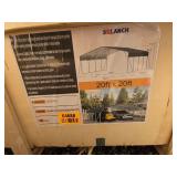Solanch 20x20ft Steel Carport Canopy