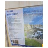 20x30 All-Steel Carport with Enclosed Sidewalls SDLC2030FT