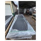 4x8 Heavy Duty Ground Protection Mat - Black Diamond Plate