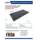 4x8 Heavy Duty Ground Protection Mat - Black Diamond Plate