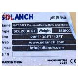 (Damaged unit) SDLANCH 20x30 Heavy-Duty Greenhouse Tent