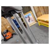 Strong Push Button Aluminum Crutches