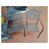 Metal Outdoor Patio Chairs - 2 Ct