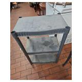3 Shelf Plastic Storage Rack
