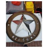 Welcome Decorative Star Sign