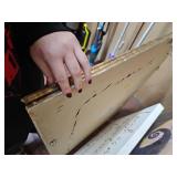 Beveled Gold Frame Wall Mirror