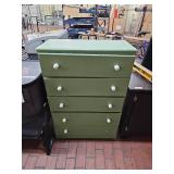 5-Drawer Painted Wood Dresser