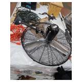 Comfort Zone Wall Mount Shop Fan