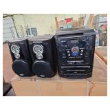 Jensen 3 Disc Changer System and Speakers