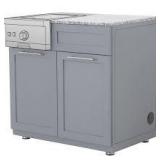 Allen and Roth Outdoor Kitchen Storage/Side Burner Cabinet- Castle Lake