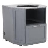 Allen and Roth Outdoor Kitchen Kamado Grill Cabinet- Castle Lake