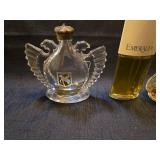 Emeraude Perfume Bottle Set with Unicorn Crystal Decanter
