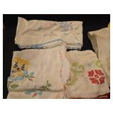 Embroidered Linens Collection with Cat Design