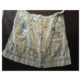 Blue Gingham Cross Stitch Apron