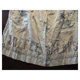 Blue Gingham Cross Stitch Apron