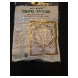 Tree of Hope Belgian Linen Crewel Kit