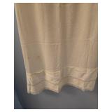 1950s Full Length Slip/nightgown Collection - White and Blue