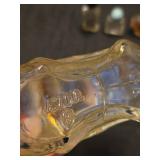 1900s Glass Cockatoo Perfume Bottle Collection