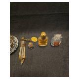 Glass Perfume Bottles Collection with Stand