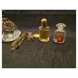 Glass Perfume Bottles Collection with Stand