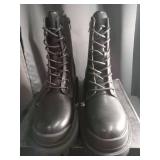 Skechers Messy1 Black Combat Boots