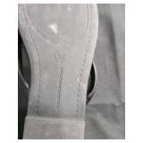 Black Leather Flip Flops