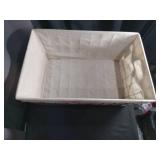 Wire Frame Storage Basket with White Liner