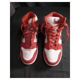 Nike Dunk High Red and White Sneakers