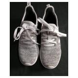 Adidas Cloudfoam Grey/White Knit Sneakers