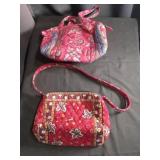 Vera Bradley Cotton Handbag Set