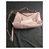 J.Crew Pink Leather Chain Strap Purse