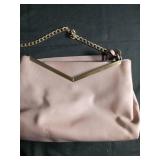 J.Crew Pink Leather Chain Strap Purse