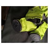 Rachael Hale Gray Plush Door Stopper with Safety  pet boots