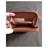 Rosetti Brown Zip Around Wallet