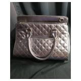 Michael Kors Quilted Metallic Handbag