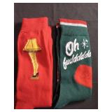 A Christmas Story Leg Lamp Slipper Socks Set