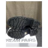 Dream Pairs Black Patent Loafers with Gold Hardware Size 8.5