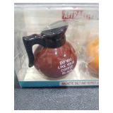 Coffee Pot Magnetic Salt and Pepper Shakers Set