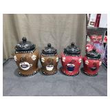 Coffee Theme Ceramic Canister Set