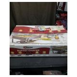 Sterno 70153 Foldable Frame Buffet Chafer Set, 8-Quart