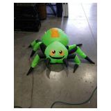 Inflatable Green Spider Halloween Decoration